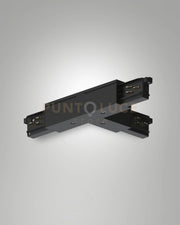 GIUNTO A "T" POLO INTERNO SINISTRA/TERRA ESTERNO DESTRA NERO SISTEMA BINARIO TRACK
