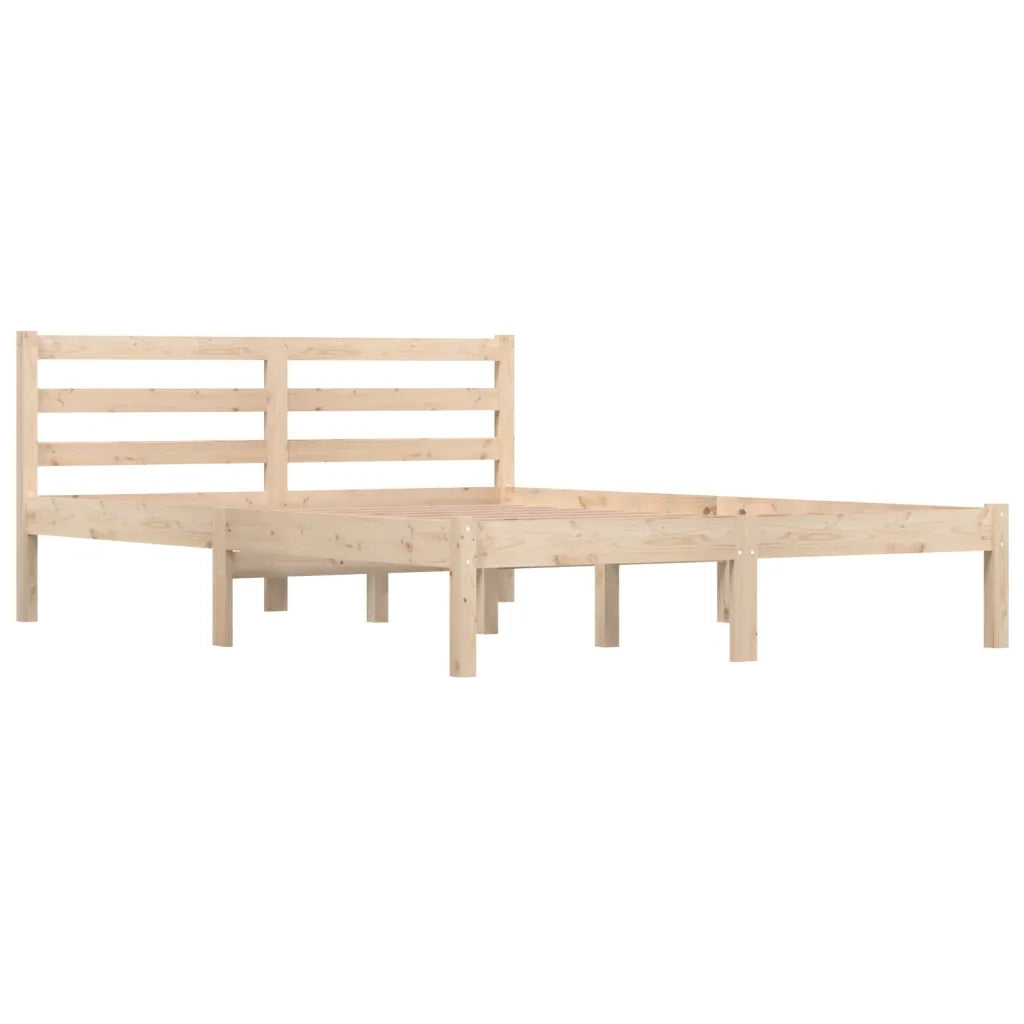 Giroletto-Struttura Letto in Legno Massello 135x190 cm Small Double 476278