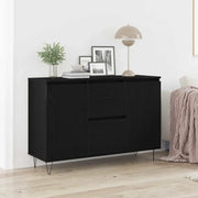 Credenza Rovere Nero 101,5 x 35 x 70 cm Legno multistrato 862934