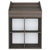 Portariviste Bambini Grigio Rovere Sonoma 71x30x114 Multistrato 339533