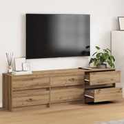 Unità TV 2 pcs Rovere artigianale 180 x 34 x 50 cm 3385629