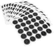 Etichette per erbe 13 pezzi - Etichette riutilizzabili - Sticker rotondi - Per contenitori di erbe - Stampate - Diametro 3,8 cm