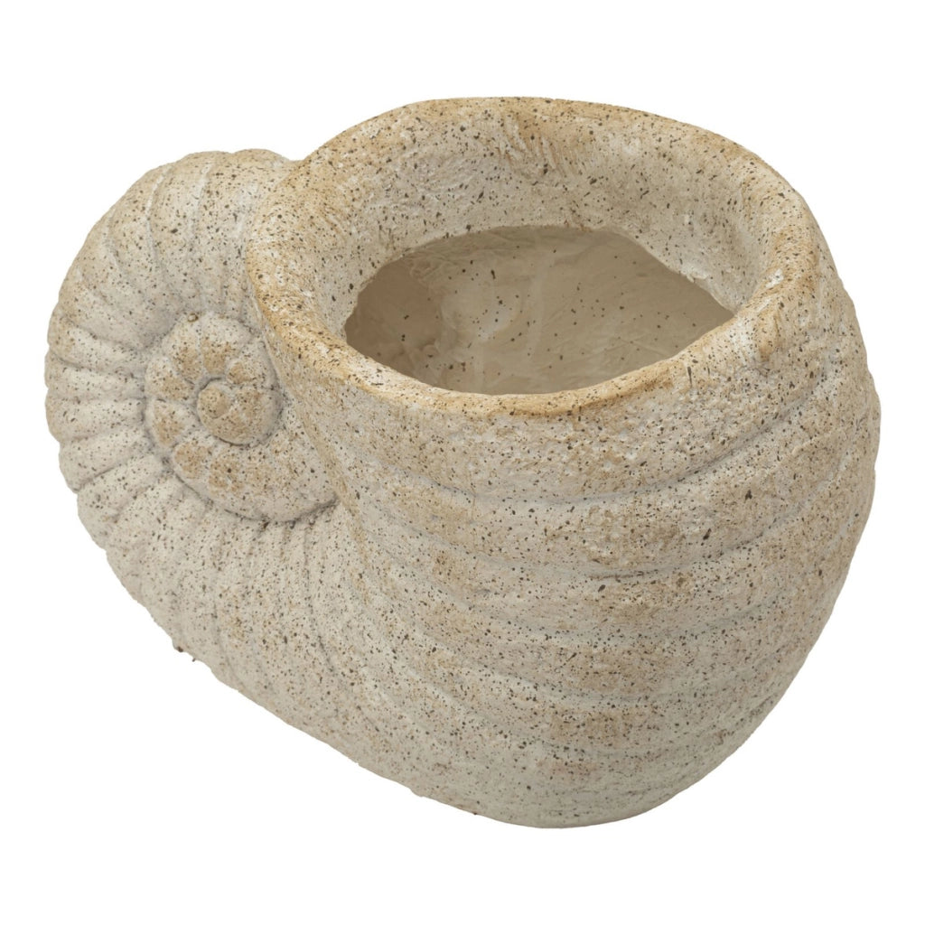 Vaso Decorativo VKH1048, Beige, MgO, 33x19x23 cm