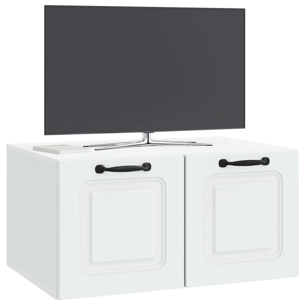 Mobile Porta TV da Muro Bianco 59,5 x 41 x 30 cm 899355