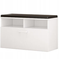 Scarpiera, bianca 85x35x46 cm