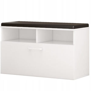 Scarpiera, bianca 85x35x46 cm