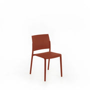 Set di 4 Venus – set da quattro sedie in poliprene ruggine - STONES