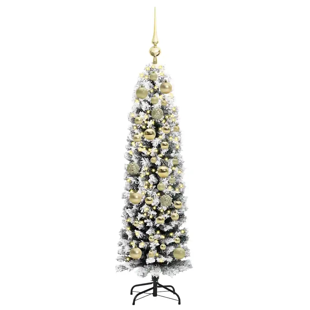 Albero di Natale artificiale con 150 LED Verde 120 cm 3395000