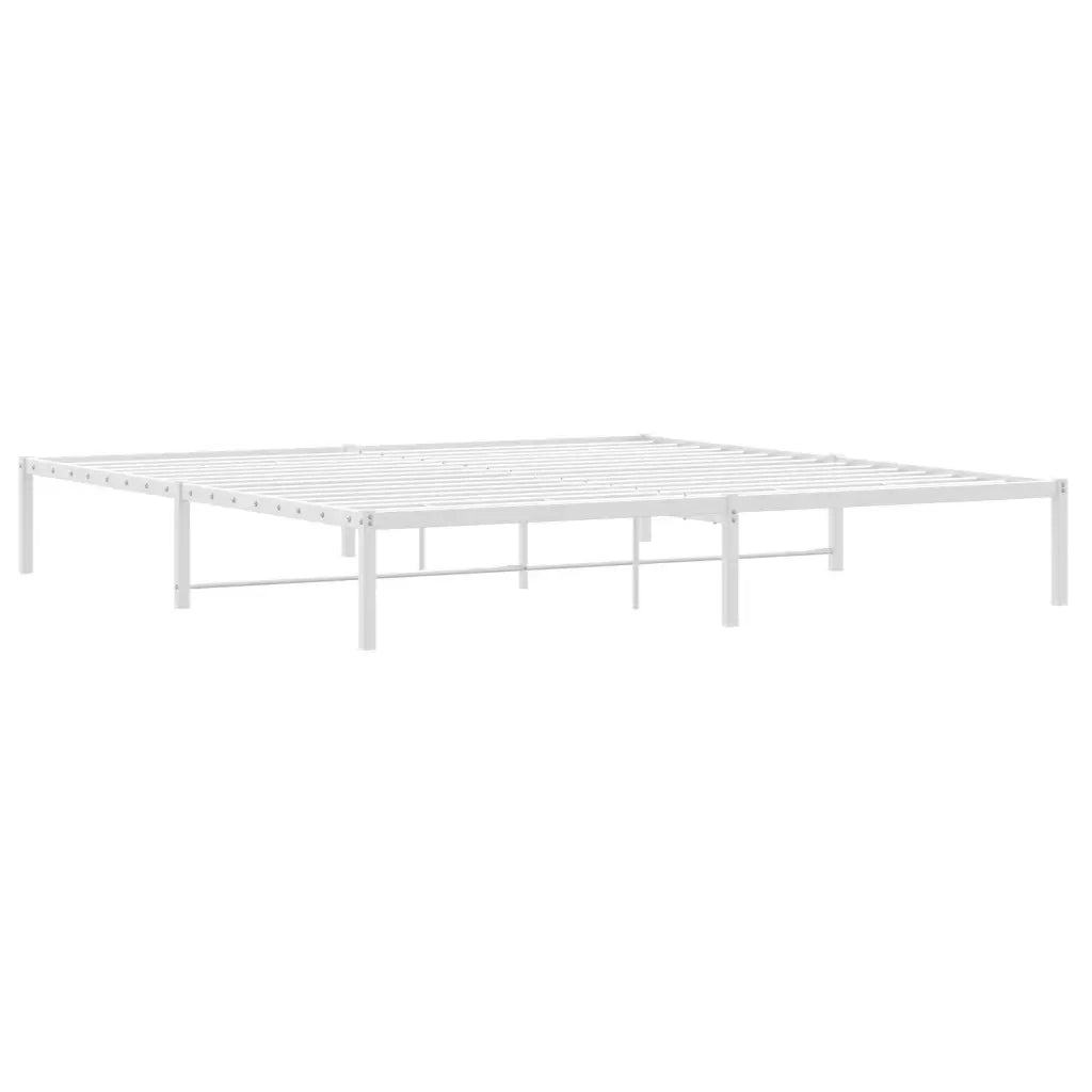 vidaXL Giroletto in Metallo Bianco 200x200 cm