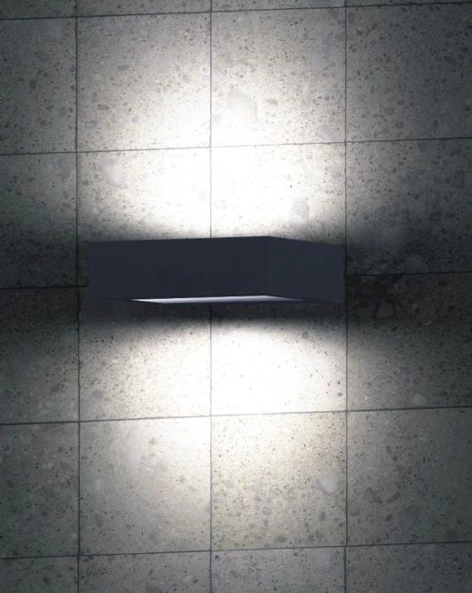 Applique esterna LED 7W CCT grigio scuro IP54 SU-MA YB19504