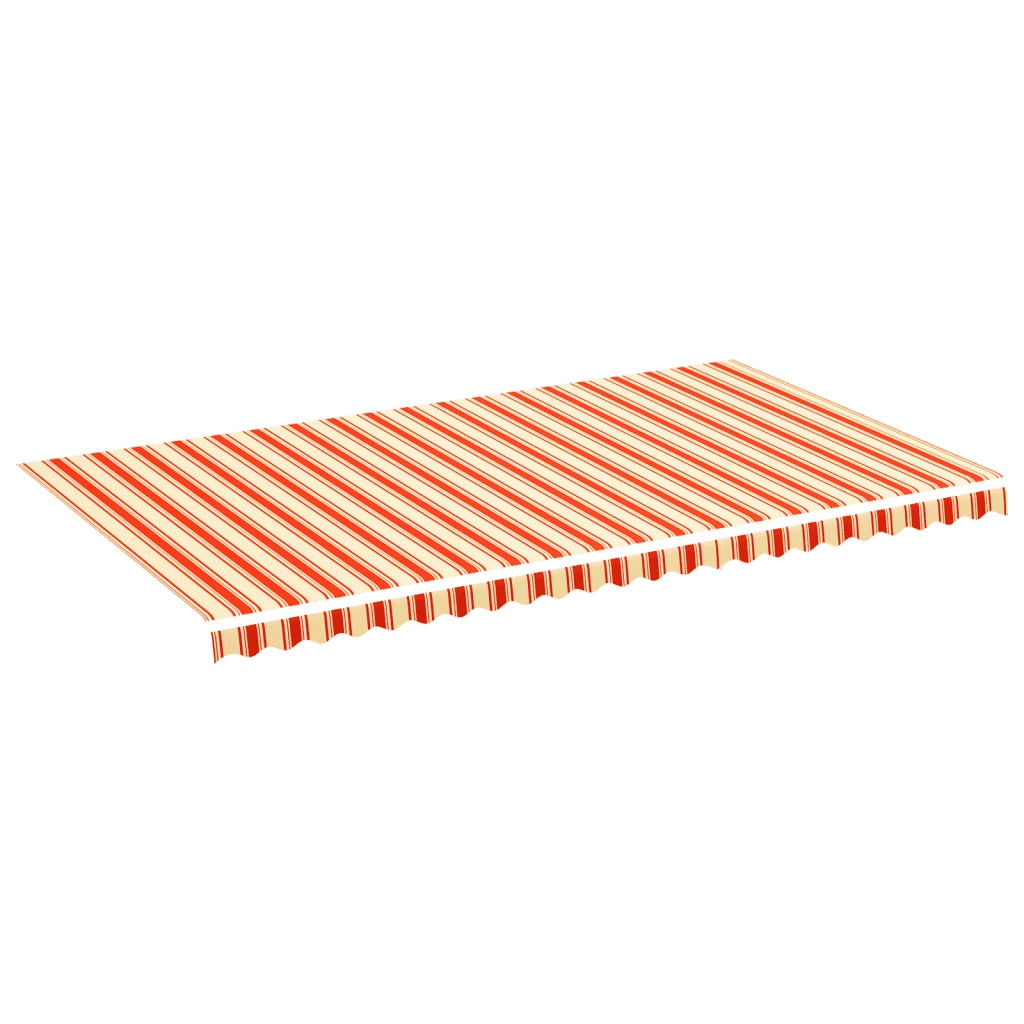 Tessuto di Ricambio per Tenda da Sole Giallo e Arancio 6x3,5 m cod mxl 18863