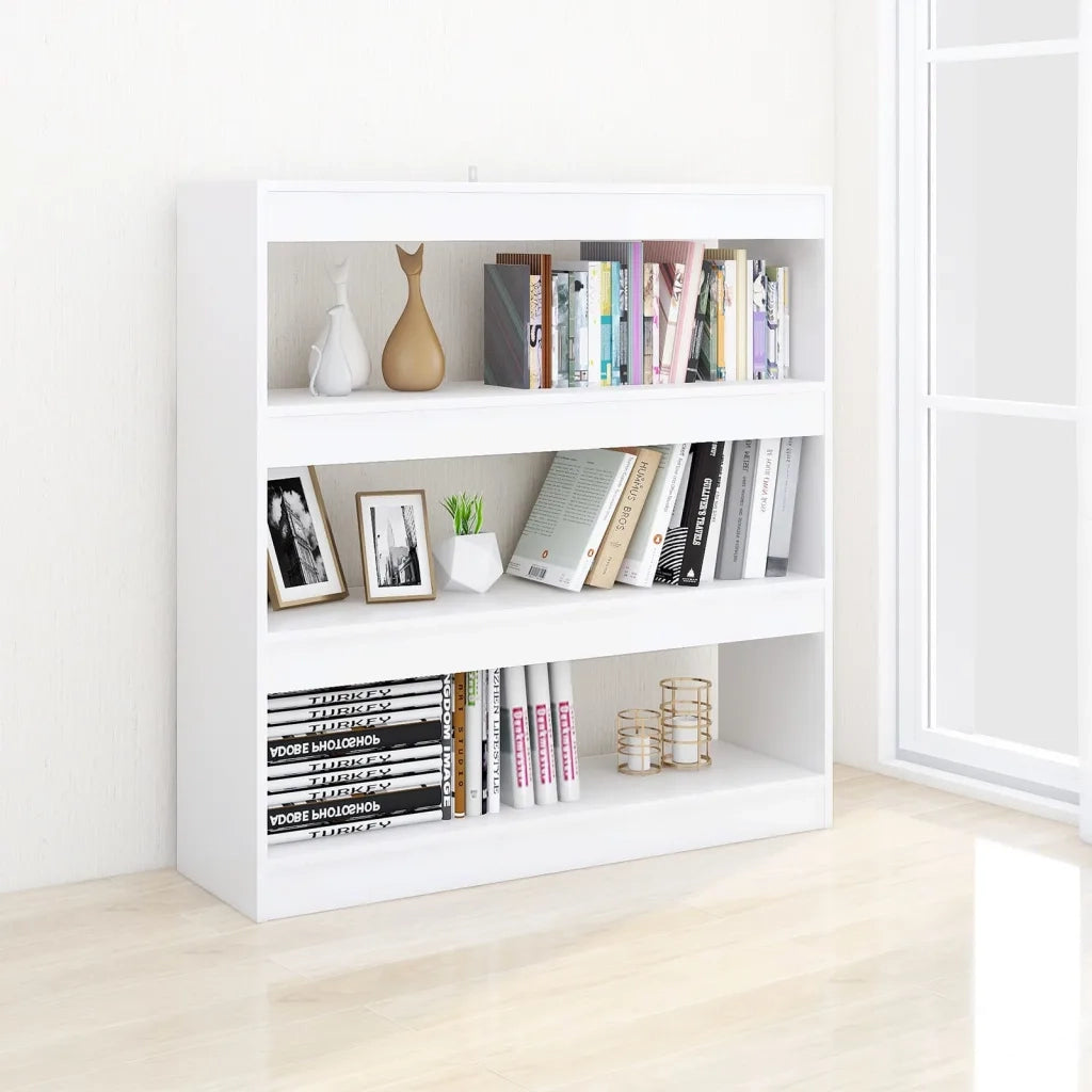 Libreria/Divisorio Bianco 100x30x103 cm 811745