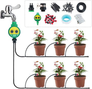 Sistema di Irrigazione Automatico - Kit di Irrigazione - Sistema di Micro-irrigazione - Sistema di Drenaggio per Prato, Piante, Giardino, Paesaggio e Giardino di Verdura