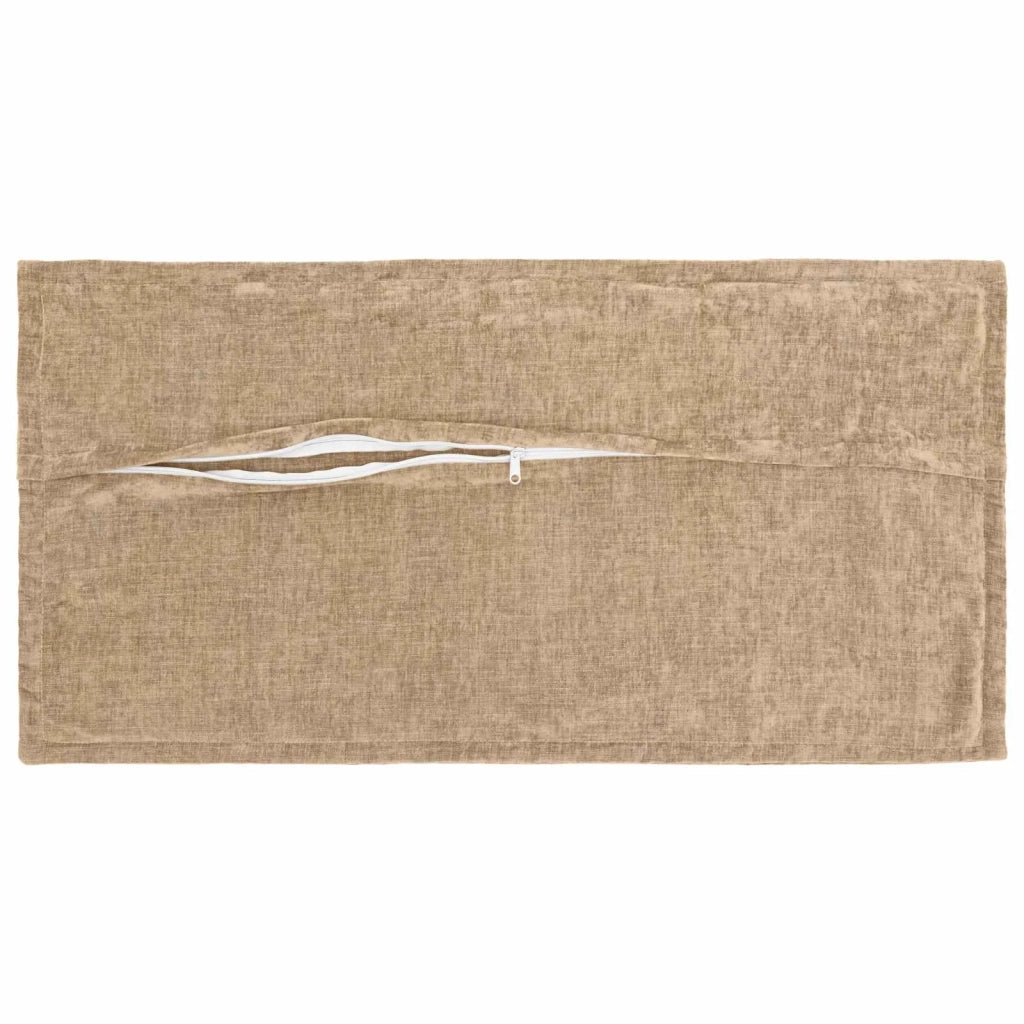 Federa 2 pz HOUTEN Tortora 40 x 70 cm Tessuto Chenille 917864