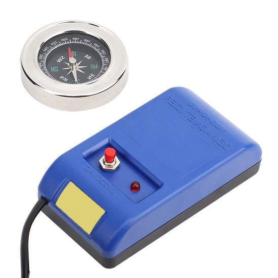 Demagnetizzatore orologio elettro 110V-220V + set di bussola - Demagnetizzazione orologio - Riparazione orologio - Freno di corrente EU - Anti-magnetico - Strumento orologero