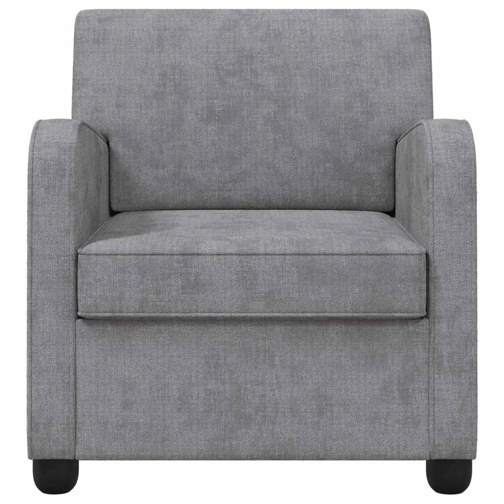 Poltrona Grigio Chiaro Chenille 42043443
