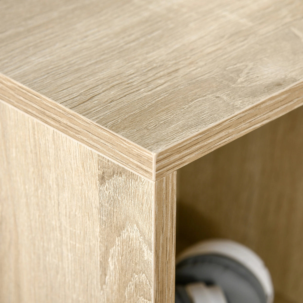 Libreria in Legno con 7 Ripiani ¨C Zephmum ¨C Roble 50x24x106 cm