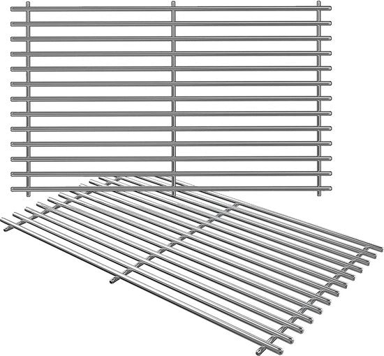 Griglia a gas 38x28cm 6cm - Onderdelen per grill Weber 7521 7522 7523 65904 65905 - Con pannello laterale