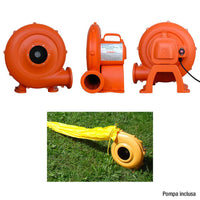 Castello Giostra Gonfiabile 7 in 1 con Pompa Inclusa Happy Hop