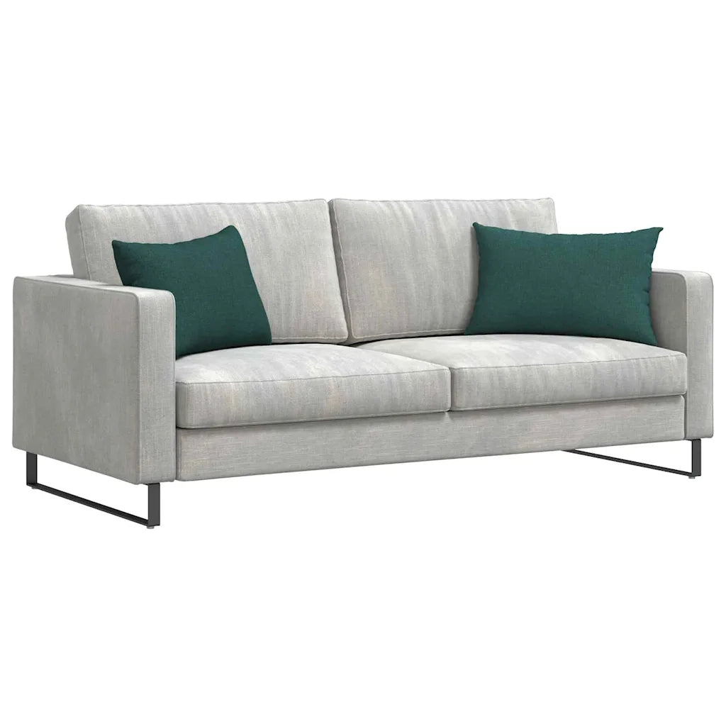 Cuscini da Divano 2 pcs Verde Scuro 60 x 40 cm Tessuto