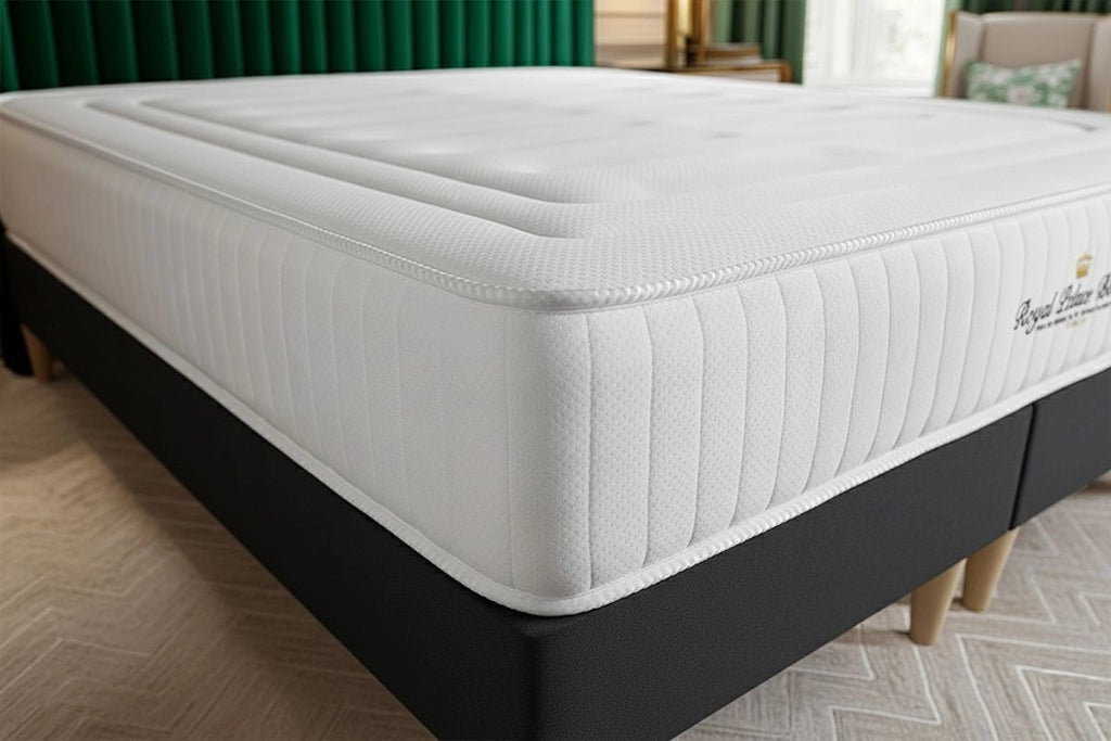 Materasso LANCASTER 90x210cm , Spessore : 22cm, Molle insacchettate e memory foam, Rigido, 3 zone di comfort