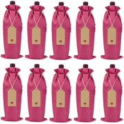 Sacche per bottiglie - Borse di regalo - Ideali per feste - Rosa - Sacche per bottiglie - Per matrimoni e compleanni