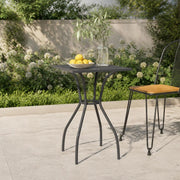 Garden Table Anthracite 50x50x72 Cm Steel Mesh