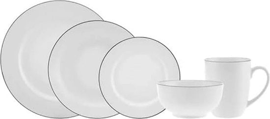 Set da tavola da 30 pezzi per 6 persone in stile elegante