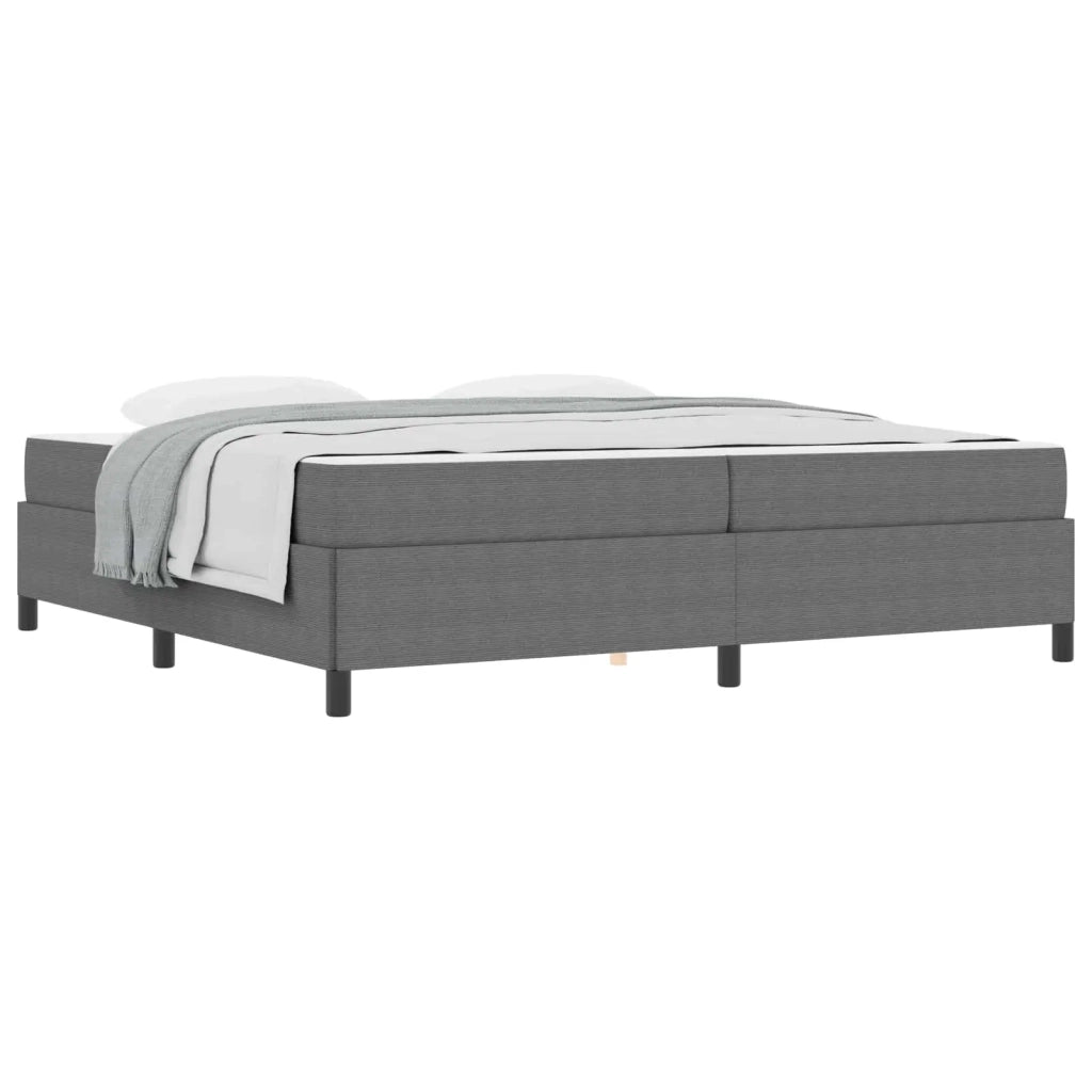 Struttura del letto Grigio chiaro 200 x 200 cm Tessuto 3399140