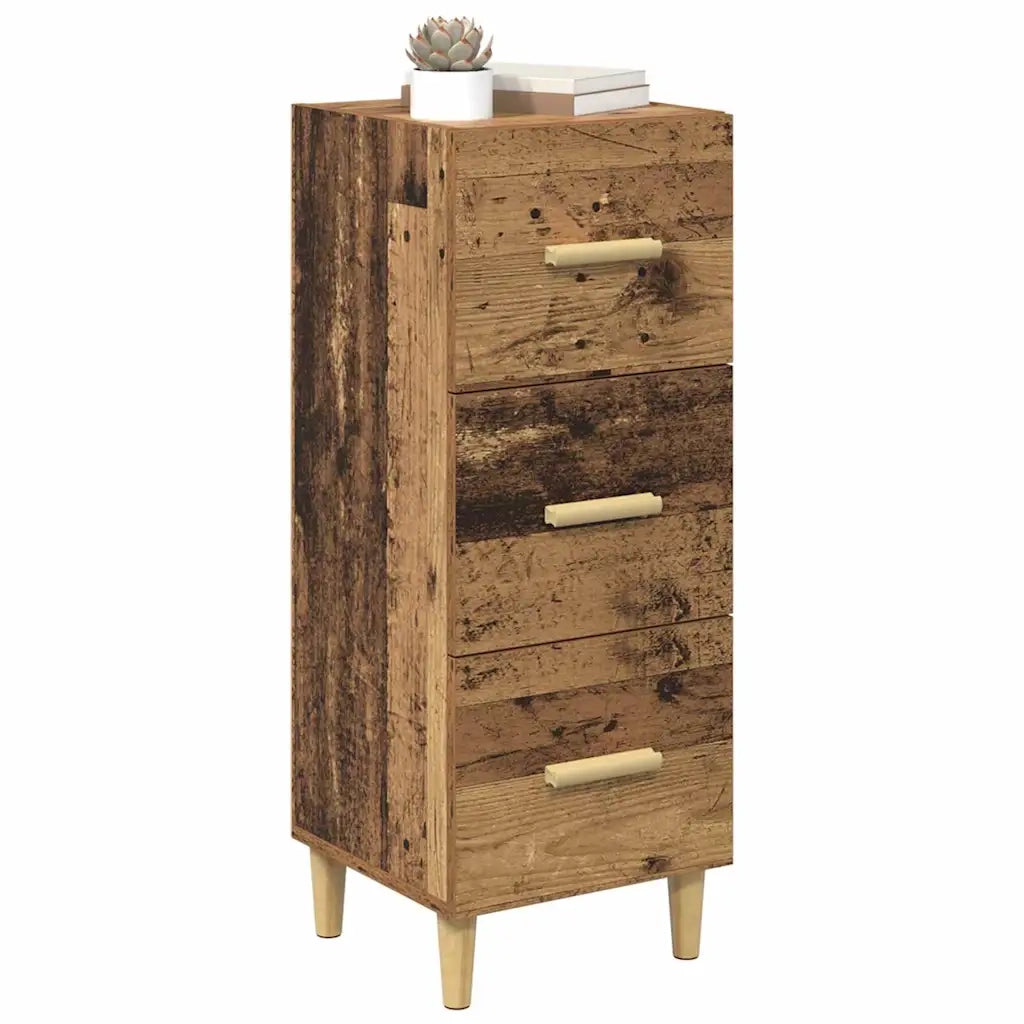 Credenza-Buffet-Armadio da cucina Legno vecchio 34.5 x 34 x 90 cm Legno multistrato