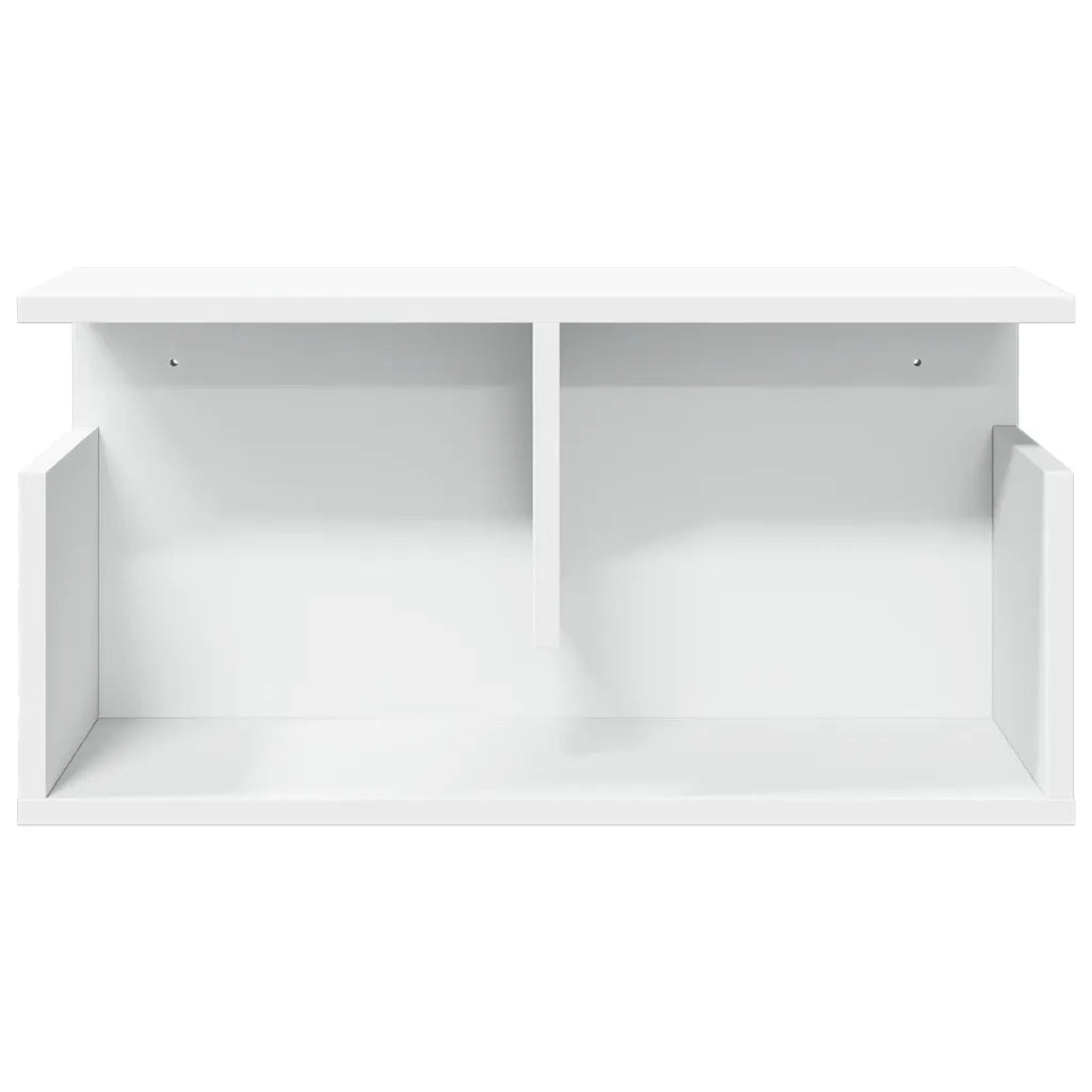 Mobile a Parete 60x20x30 cm Bianco in Truciolato