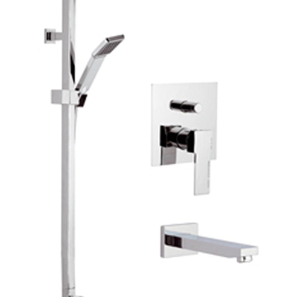 Set doccia completo quadro moderno - serie wellness qubika