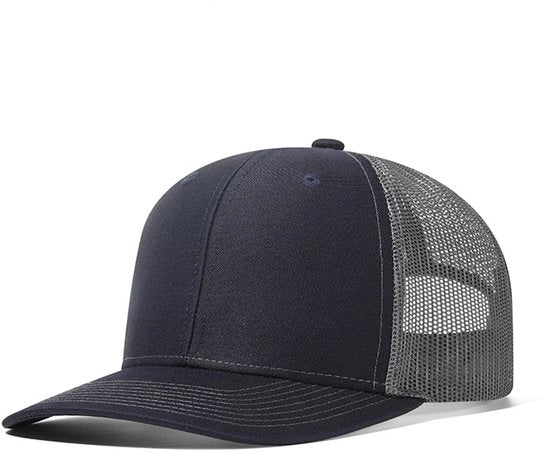 Cappello da Baseball per Uomo - Cappello da Baseball per Uomo e Cappello da Baseball per Donna - Blu Marina e Tessuto a Maglia Antracite