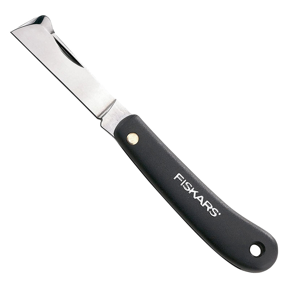 COLTELLO DA INNESTO A PENNA rivetto ottone  - FISKARS