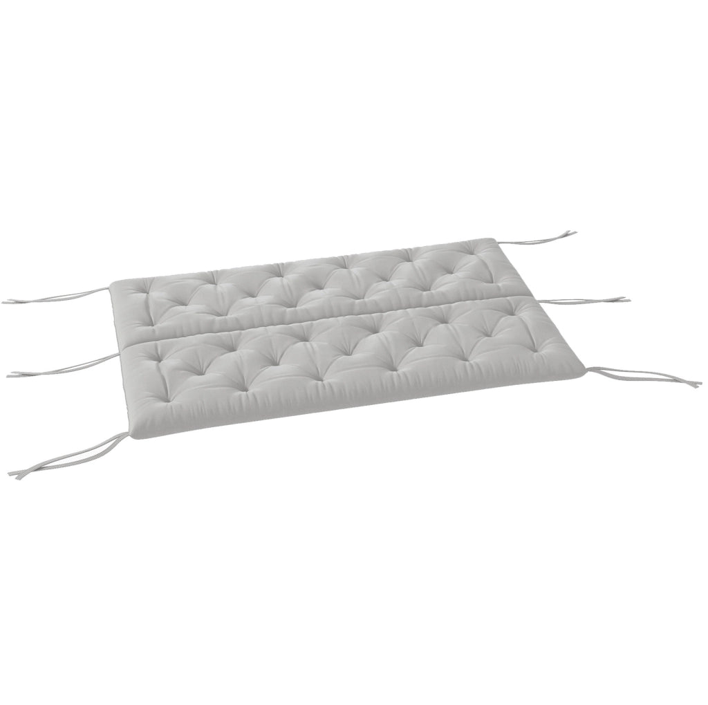 Cuscino per panca 3 posti 150x98x8 cm grigio chiaro