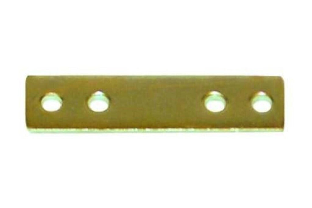 Lastrina Di Giunzione Diritta Ottonata 40 Mm Pezzi 4 - Masidef