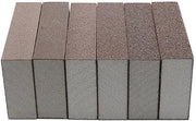 Set di carta abrasiva doppio uso con grano 220 - 70x100x16mm - Alta densità