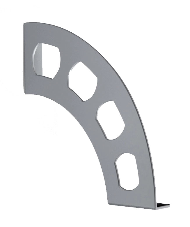 REGGIMENSOLA BOOMERANG 180X190 MM ARGENTO- BOLIS ITALIA- 5,0 coppie