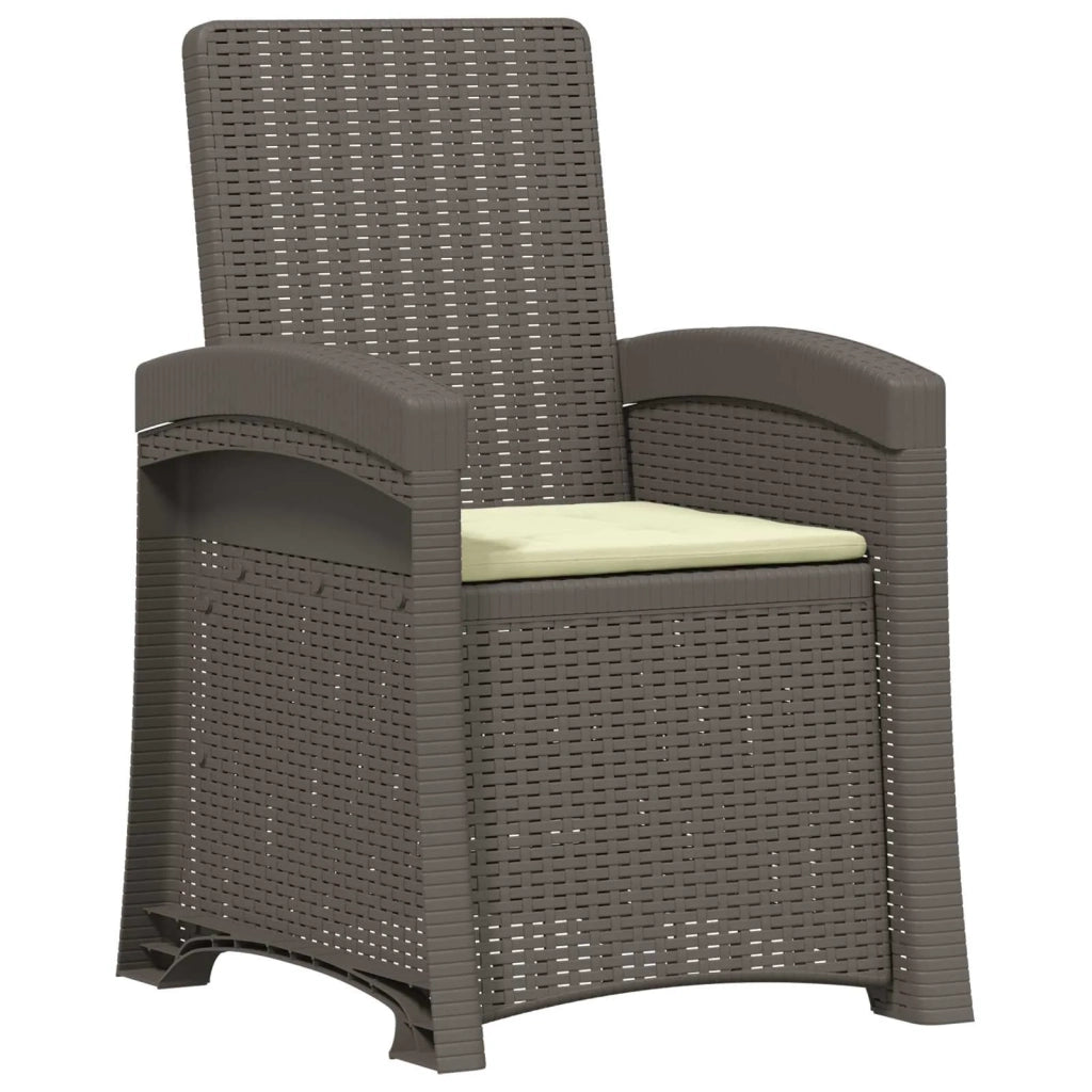 Set da Pranzo per Giardino 11 pz Grigio chiaro e panna PP 3430179