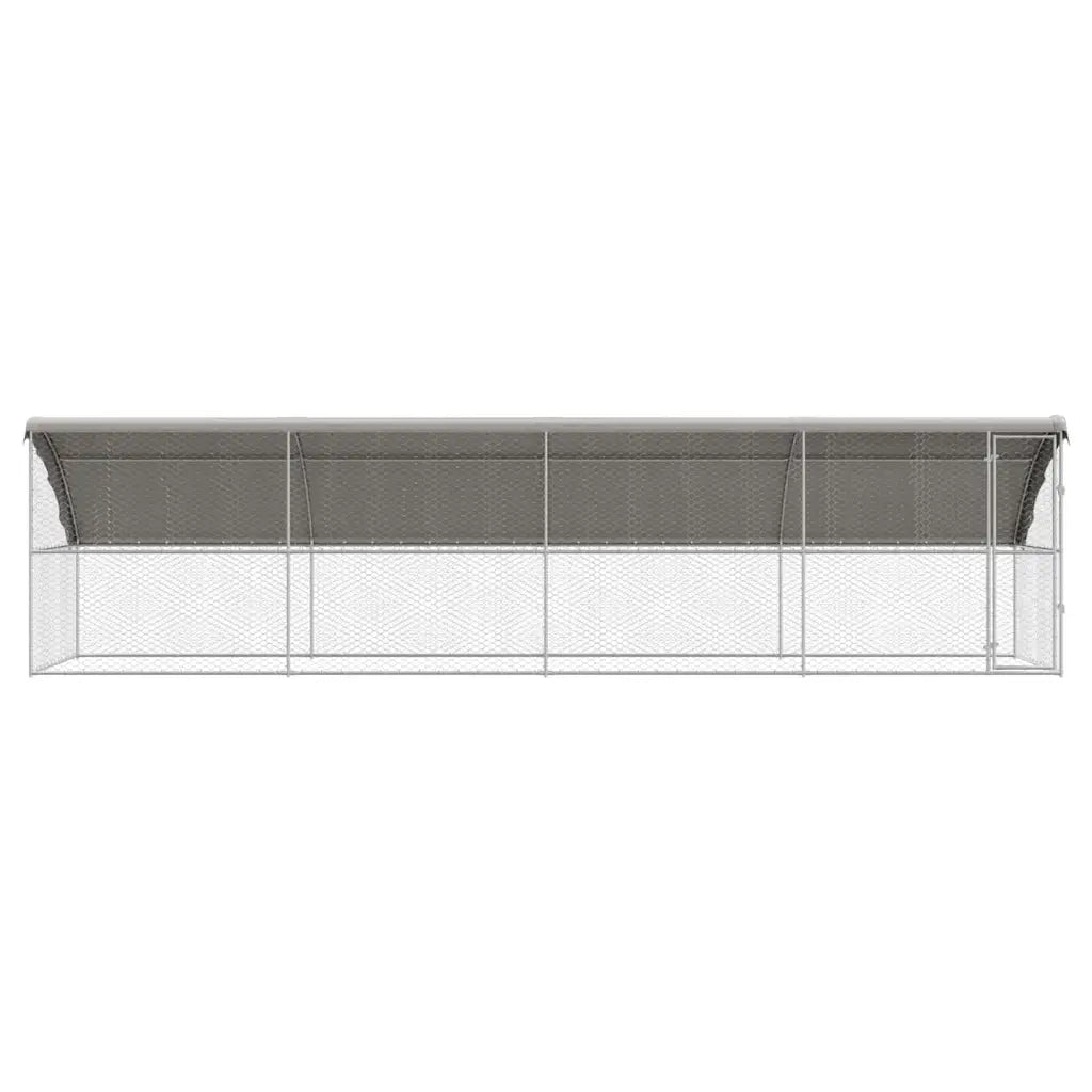 Cuccia per cani 4 pcs Argento 8 x 2 x 2 m Acciaio zincato 3368330