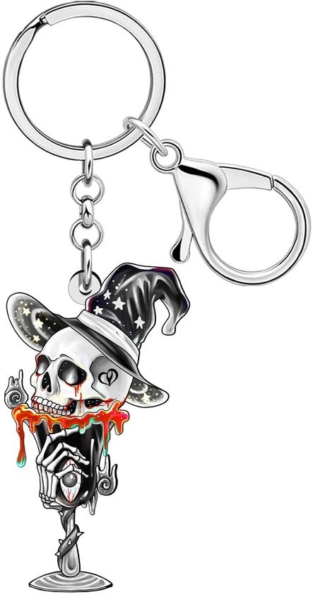 Accessori per Halloween Acryl Fun Schedello con Boccaglio Accessori per il Giorno dei Morti per Donne