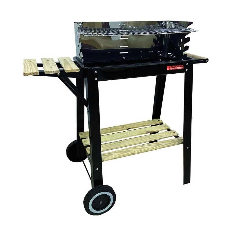 Barbecues Sandrigarden Sg 51-24 C/Ruote 51X24 Cm