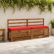 Cuscini per Panchina a 2 Pezzi VUGHT 2 pcs 100% Poliestere 950465