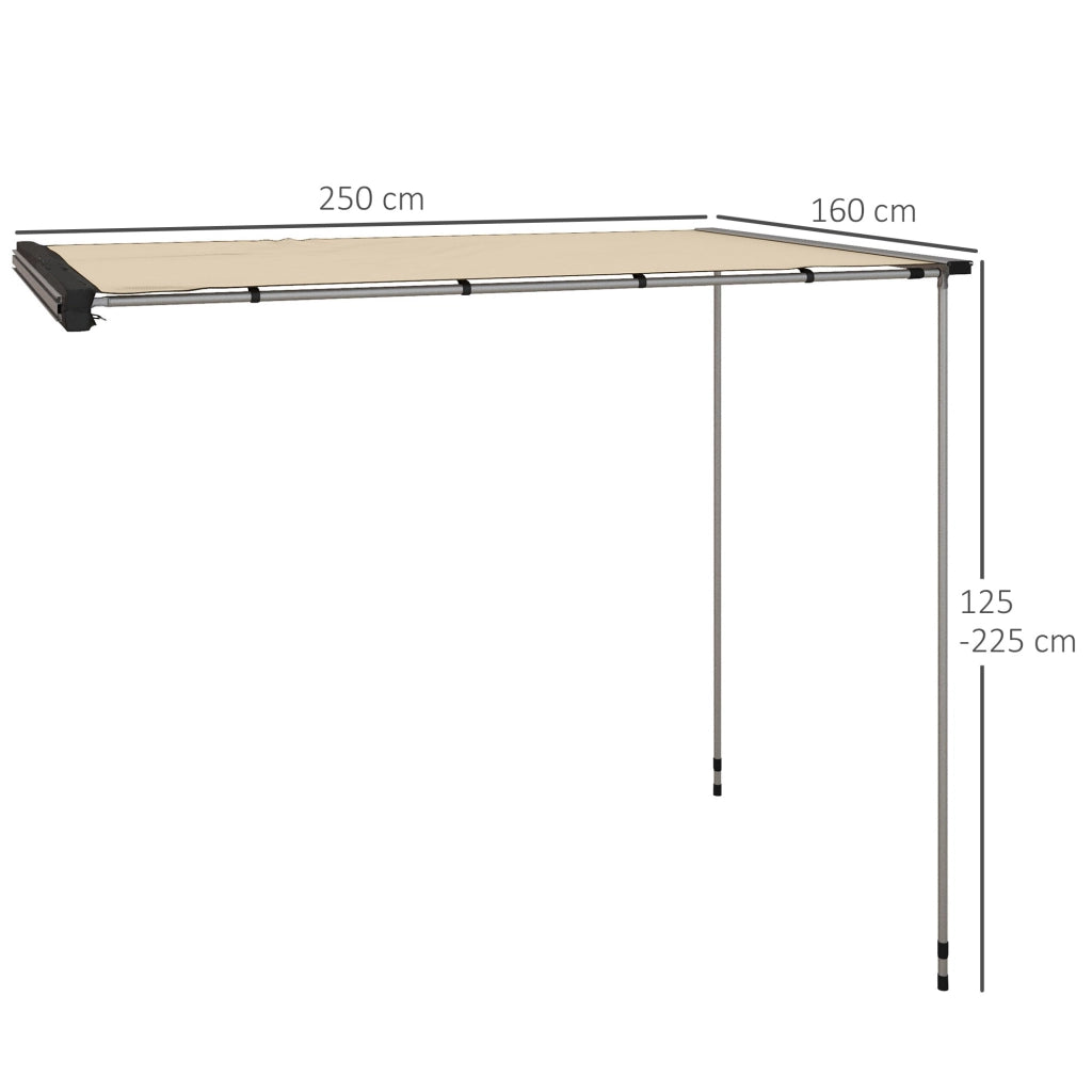 Tendalino da Tetto Auto ¨C zephmum ¨C Cachi 2.5x1.6m