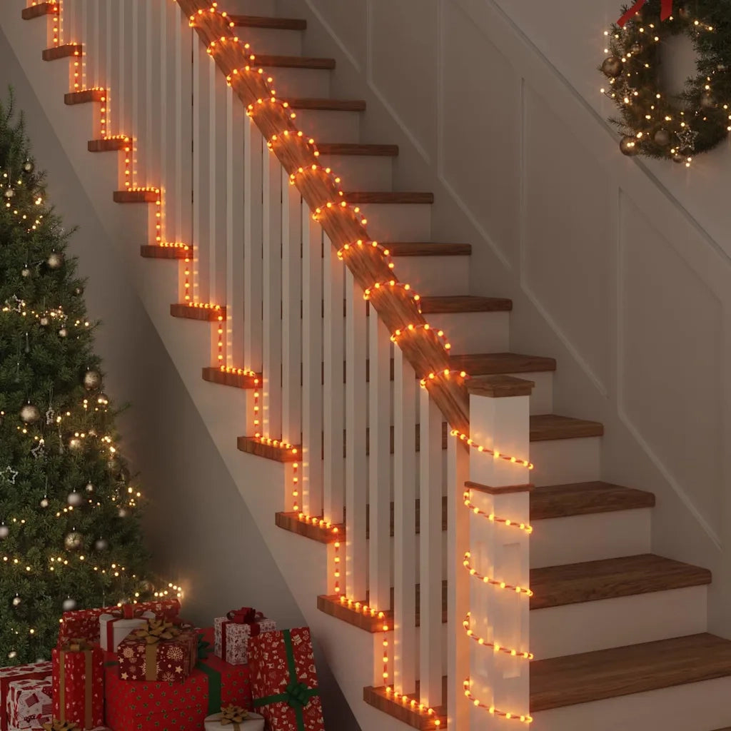 Luce a corda con 2400 LED Bianco caldo 100 m PVC CFW9727868
