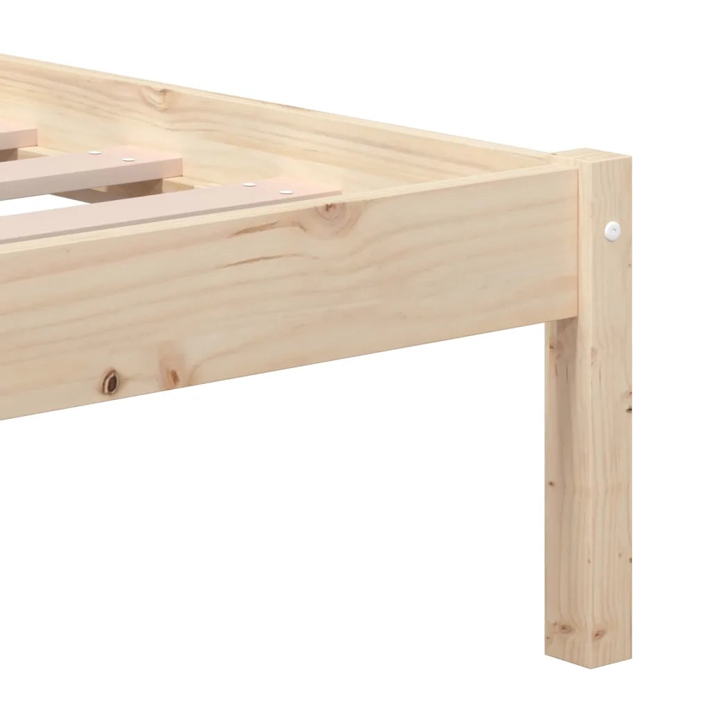 Giroletto-Struttura Letto in Legno Massello di Pino 140x200 cm 829981