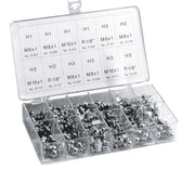1pz assortimento ingrassatori 140 pz.  mm. 215x135x40 h cod:ferx.vit23612