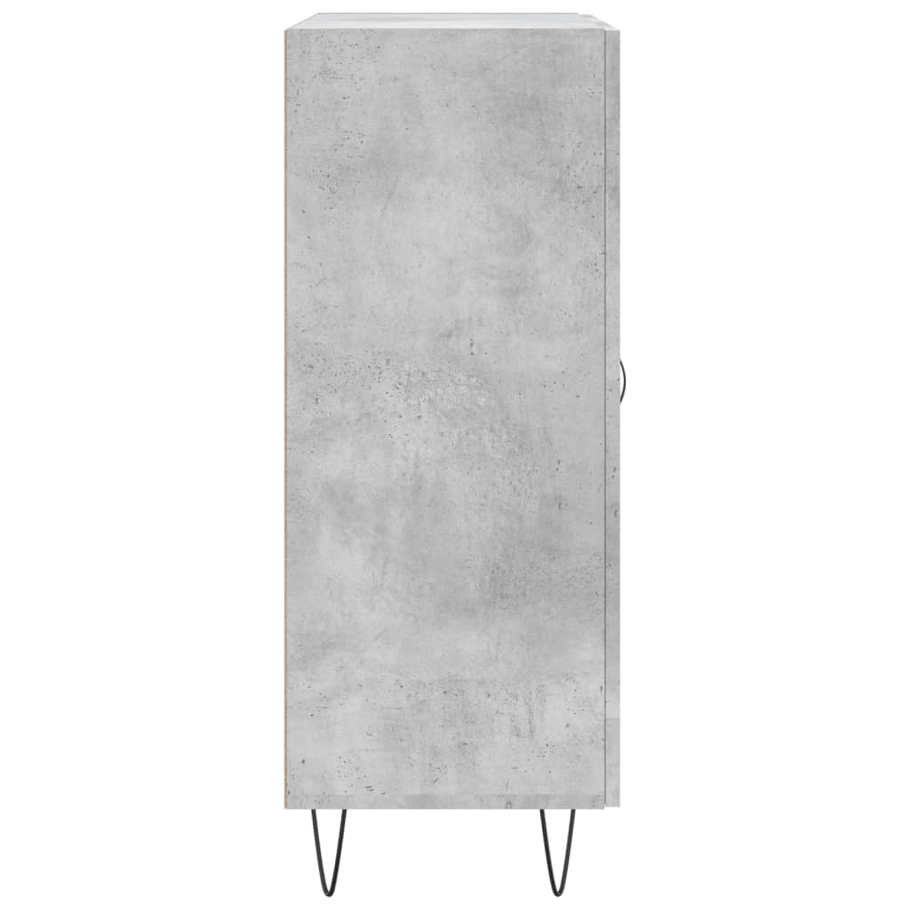 Buffet credenza cassettiera armadio mobile contenitore organizer per cucina soggiorno salotto 69,5 x 34 x 90 cm legno ingegnerizzato grigio 02_0032013