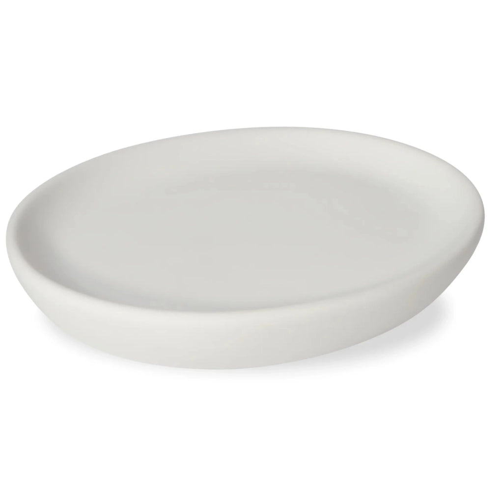 PORTASAPONE CHLOE 13X10XH2CM BIANCO OPACO