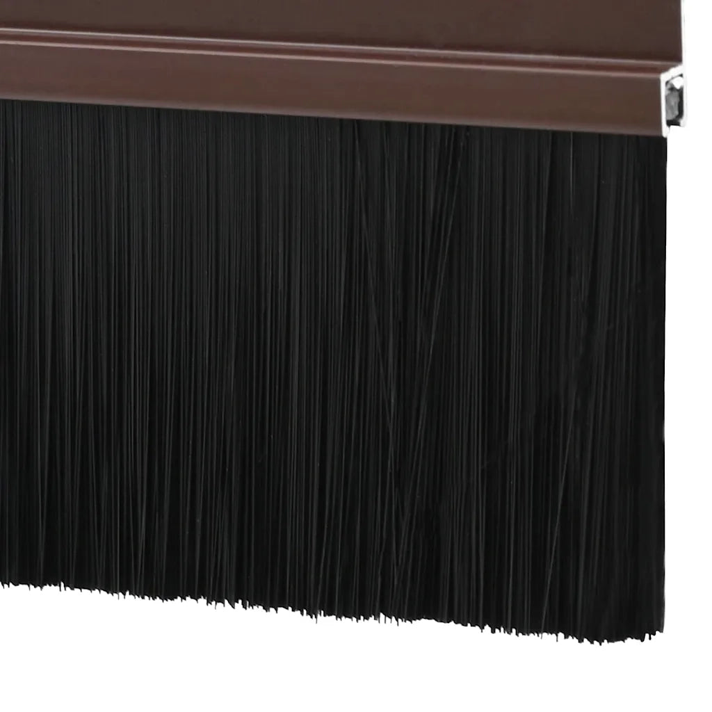 Spazzole per porte autoadesive 2 pz Marrone 100 cm CFW4178592